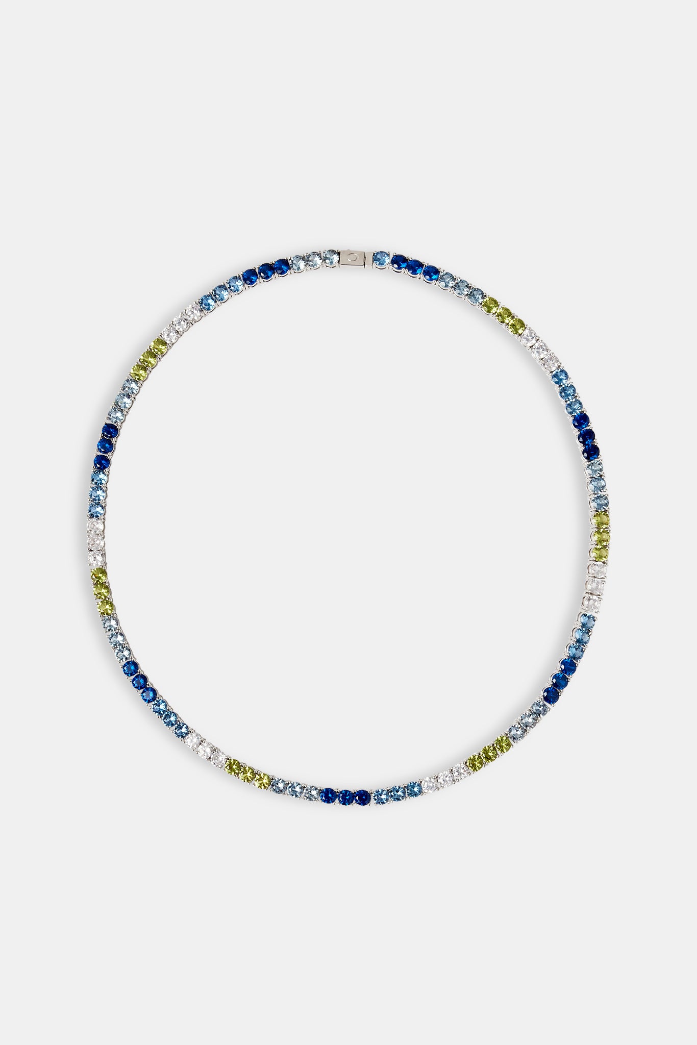 Blau-grüne Ombre-Tenniskette – 5 mm